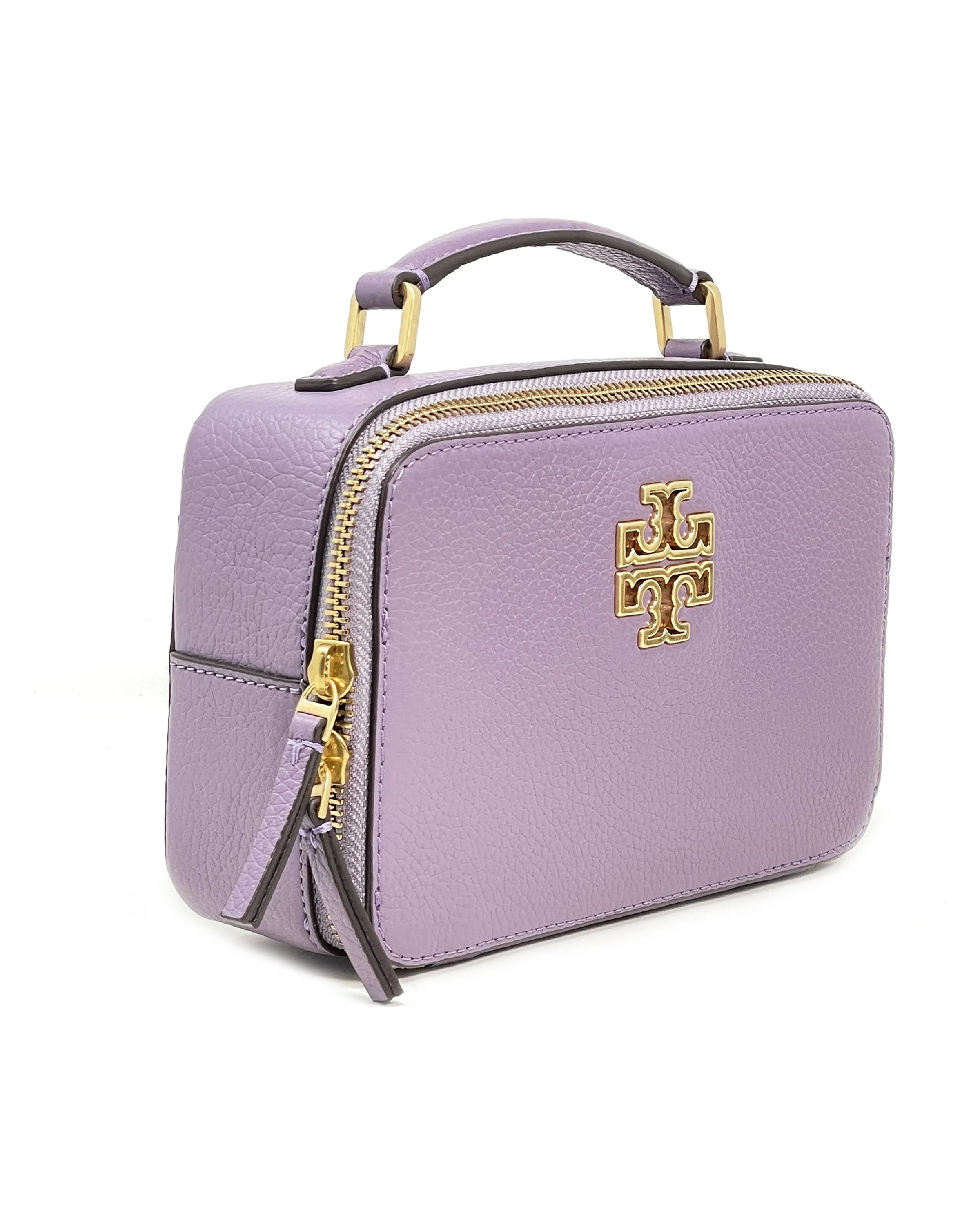 Women's Pebbled Leather Small Top Handle Crossbody Bag W4268