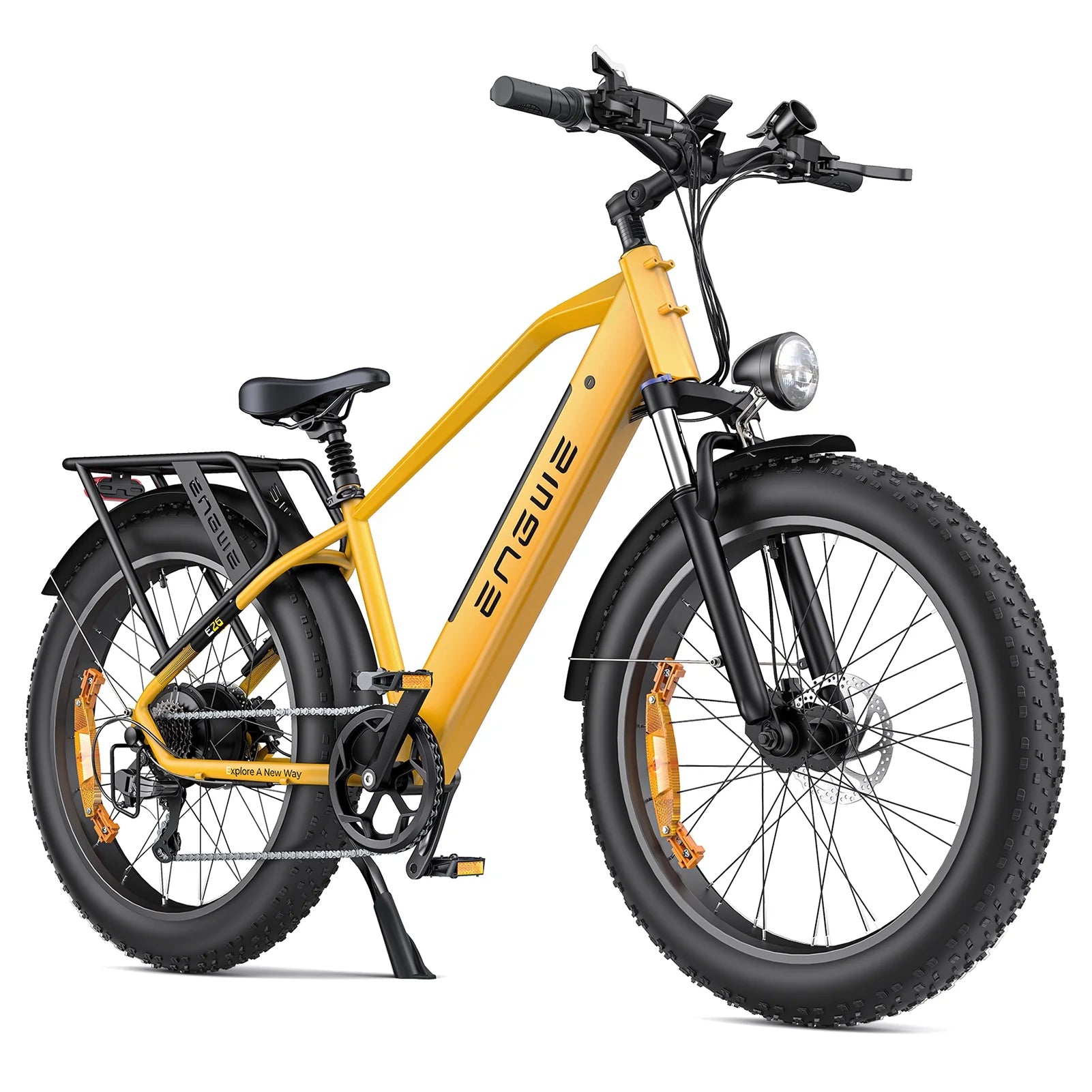 All-terrain Electric Bike with Dual Suspension D34826