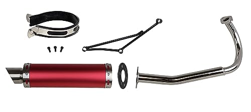 High Performance Exhaust System Muffler for 50cc Scooter Moped Q40182