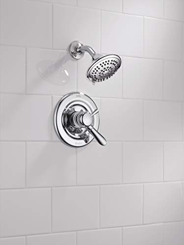 Single-Function Shower Faucet Set with 5-Spray Shower Head, Chrome G117