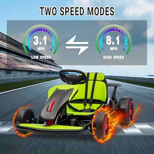 Electric Drift Kart for Kids, 24V, 2x200W Motor, Ages 6+ C51228
