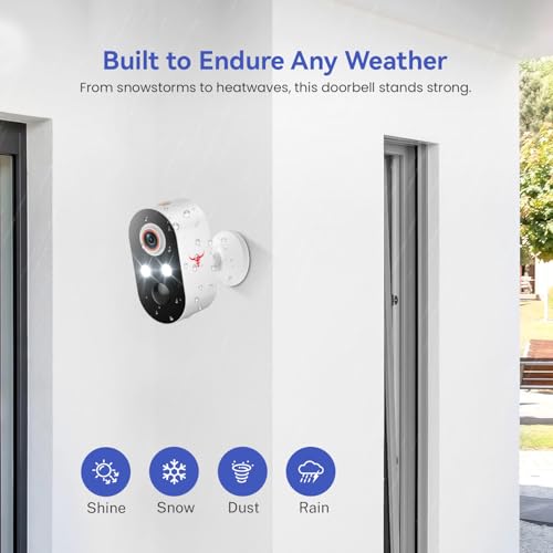Wireless Security Camera 2-Pack, 1080p Outdoor, Color Night Vision, Motion Detection N66321