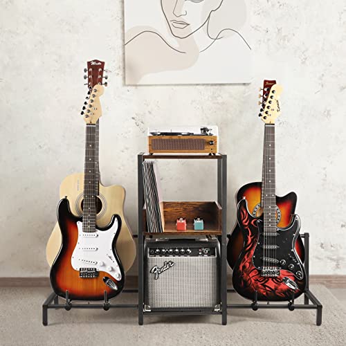 Guitar Stand 4-Tier Rack Holder for Acoustic, Electric, Bass R41022