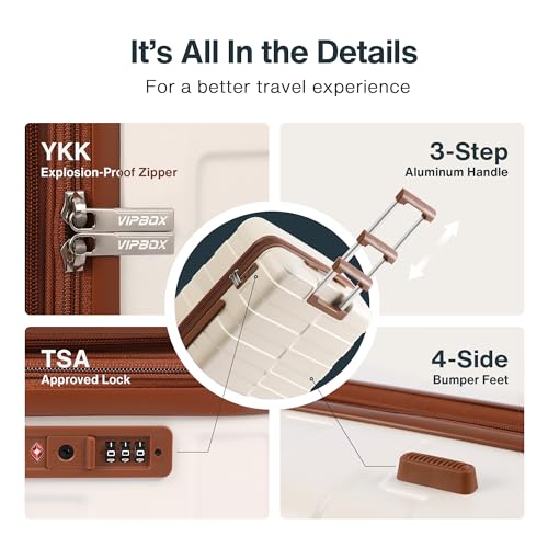 Luggage Set 3 Piece Hardside Expandable Lightweight with TSA Lock Spinner Wheels H69941