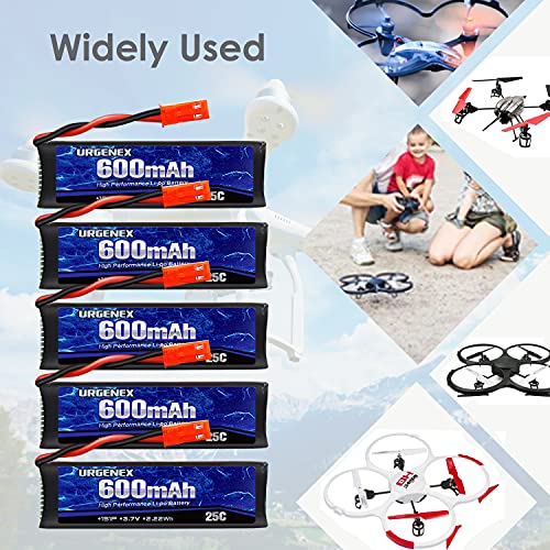 3.7V 600mAh Lipo Battery with JST Plug for RC Drone Quadcopter K111