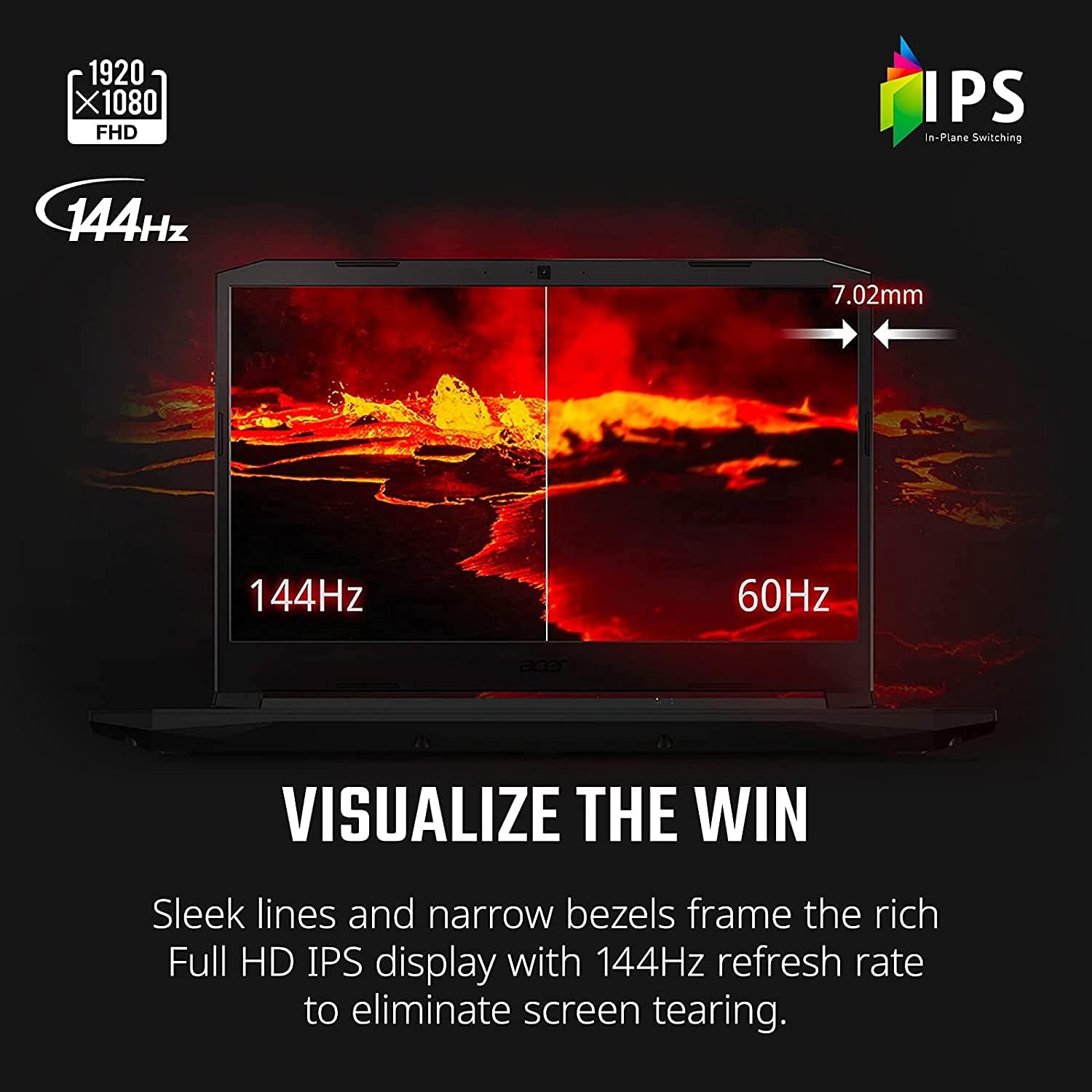 Gaming Laptop 15.6" FHD 144Hz, Intel Core i5, RTX 3050, 8GB RAM, 512GB SSD B6147