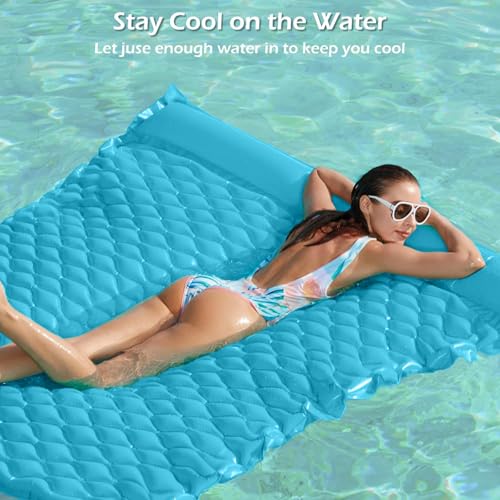 Giant Inflatable Floating Water Mat for Pool Lake Beach H3699
