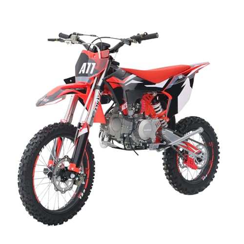 125CC Dirt Bike, 4-Speed Manual Clutch, 17"/14" Tires A8149
