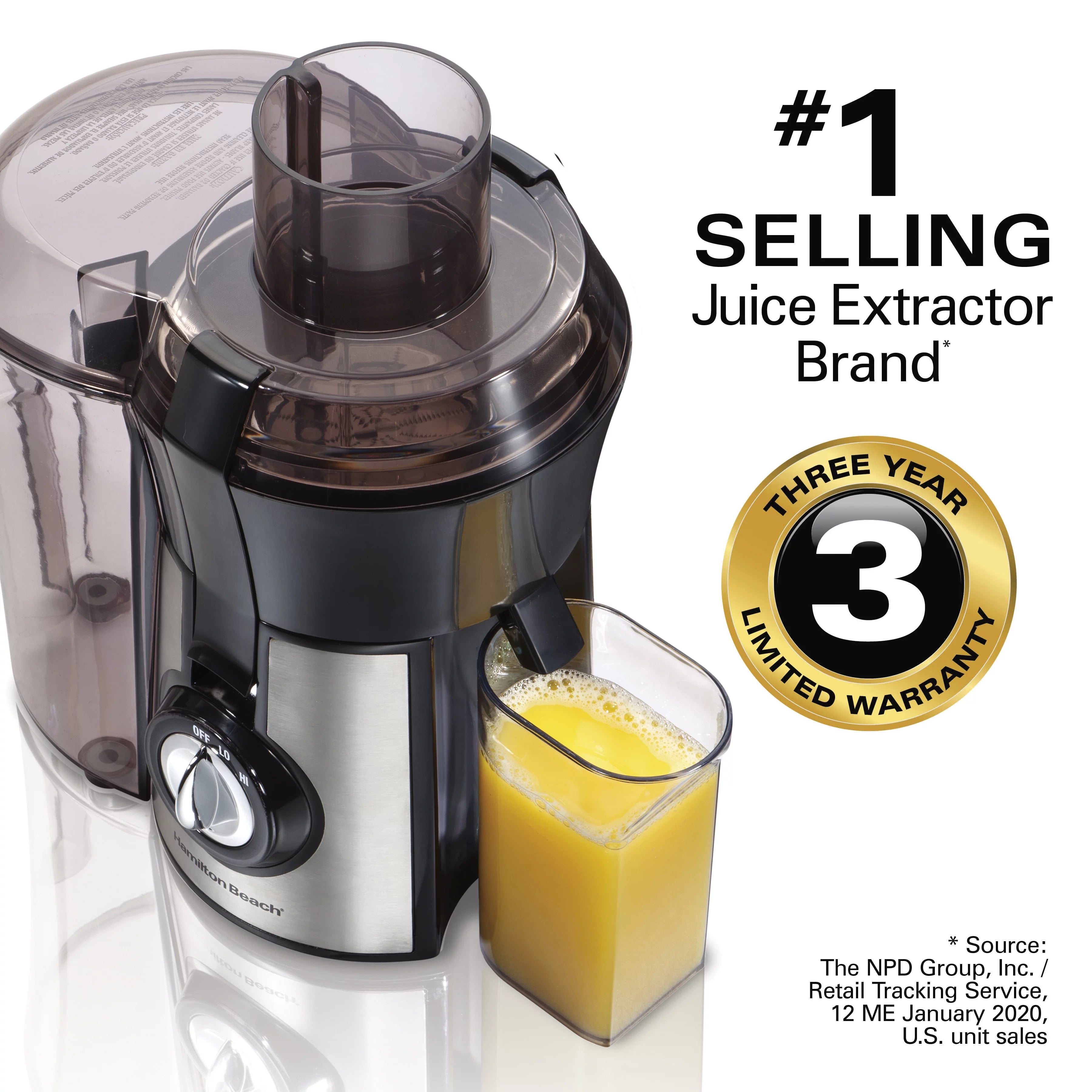 Easy Clean Juice Extractor, 800 Watts V2771