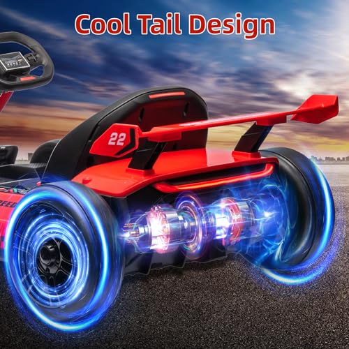 Kids Electric Drift Go Kart with Adjustable Seat A945