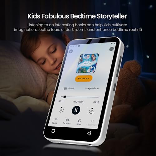 80GB Kids MP3 Player with Bluetooth, Parental Controls, WiFi, 4" Screen (Pink) C6683