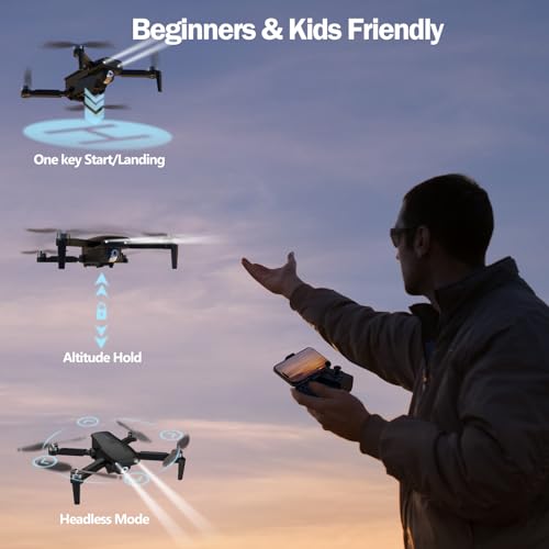 Drone with 4K Camera for Adults, Foldable FPV Quadcopter, 26 Mins Flight Time G1529