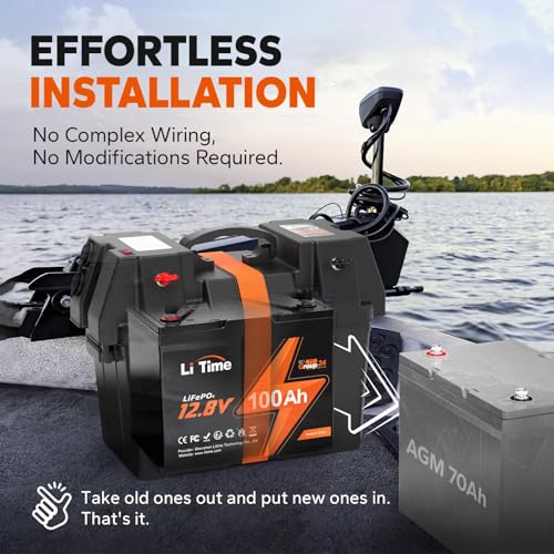 12V 100Ah LiFePO4 Battery Group 31 with Built-in 100A BMS N133