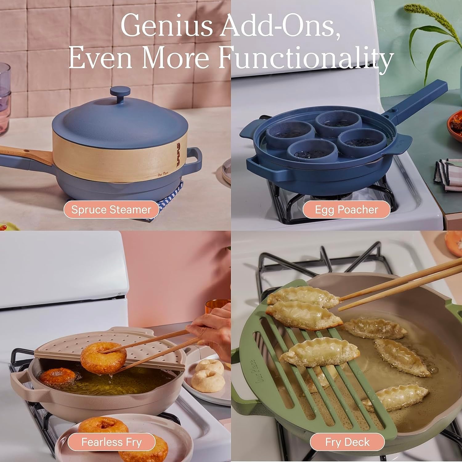 Multi-Functional Cookware Set Replaces 18 Pieces K41115