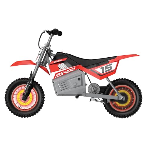 Kids Electric Motocross Bike, 14 Mph, Ages 8+, Red U978