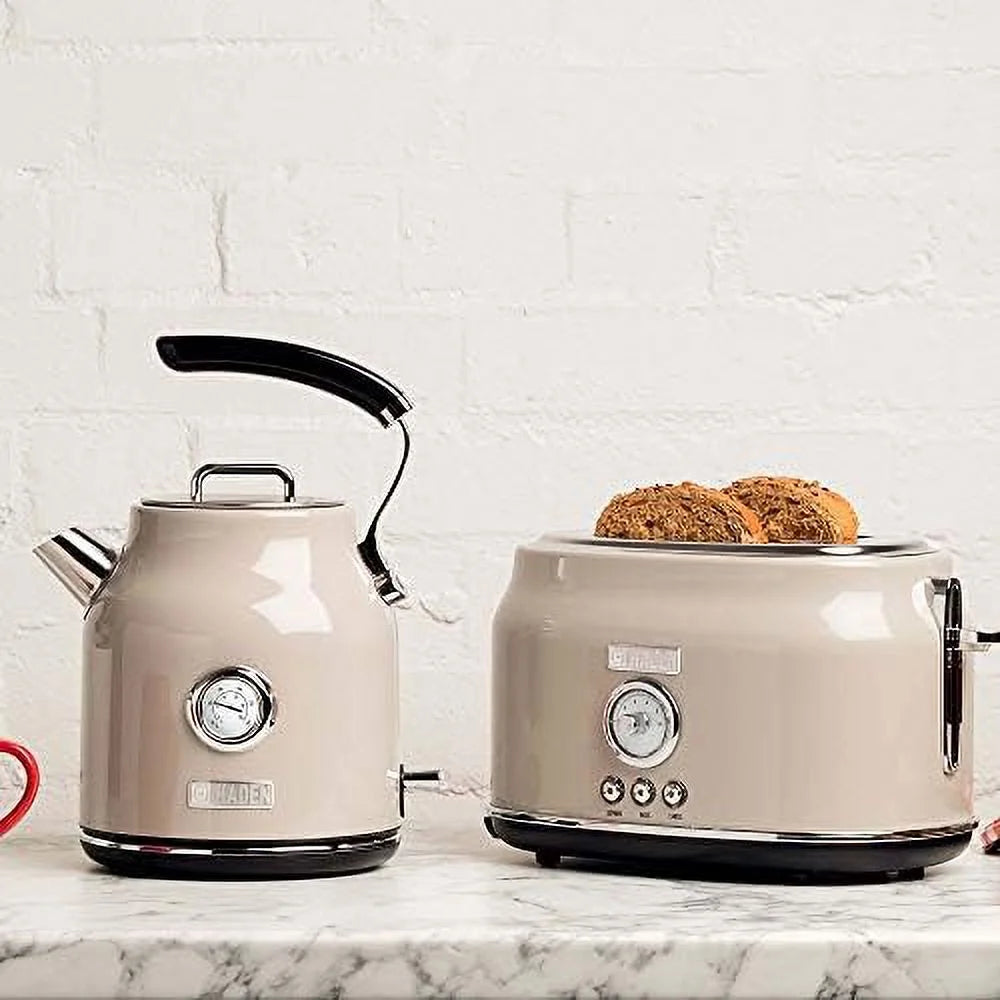 Stainless Steel 2 Slice Toaster & 1.7 Liter Electric Kettle T314