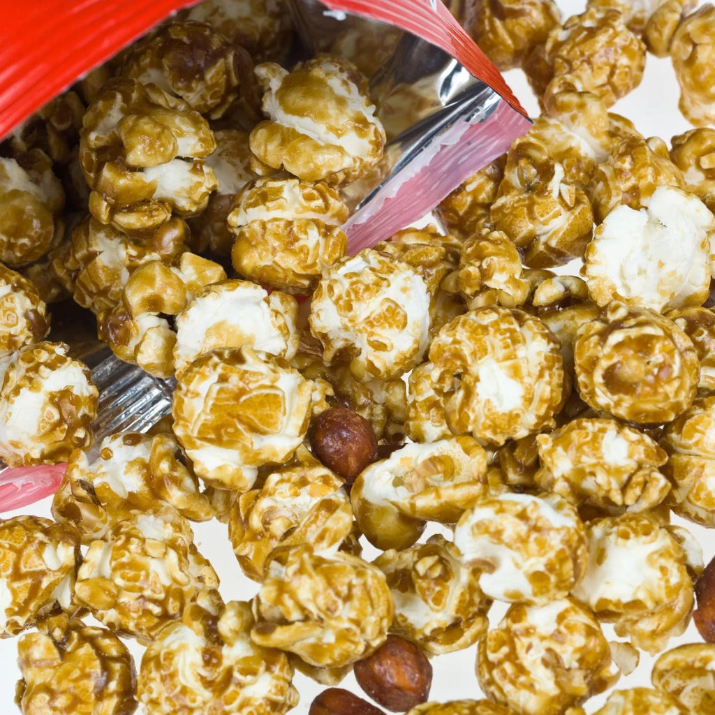 Caramel Popcorn with Peanuts, 1oz Boxes, 12-Pack W636