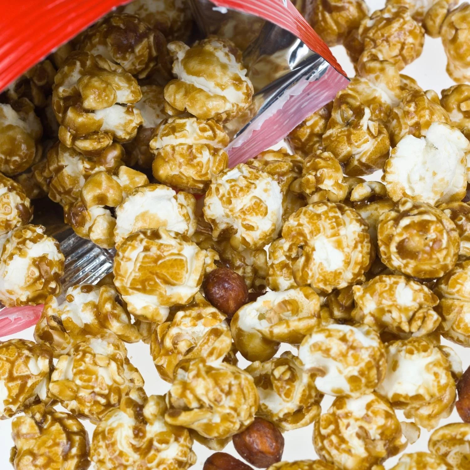 Caramel Popcorn with Peanuts, 1oz Boxes, 12-Pack W636