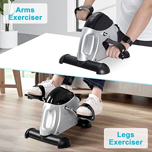 Under Desk Bike Pedal Exerciser with LCD Display A386994