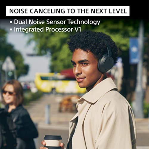 Wireless Noise Canceling Over Ear Headphones with Microphone, Black B268