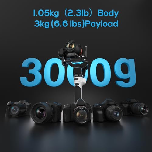 3-Axis Gimbal Stabilizer for DSLR and Mirrorless Cameras M274