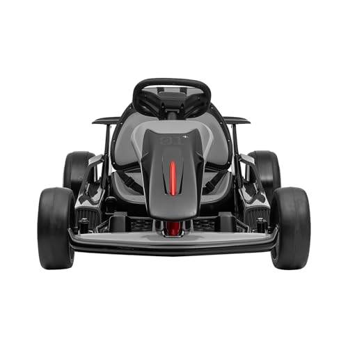 Kids Go Kart, 24V Electric Drift Car with Dual 200W Motors, 2-Speed, White B188186