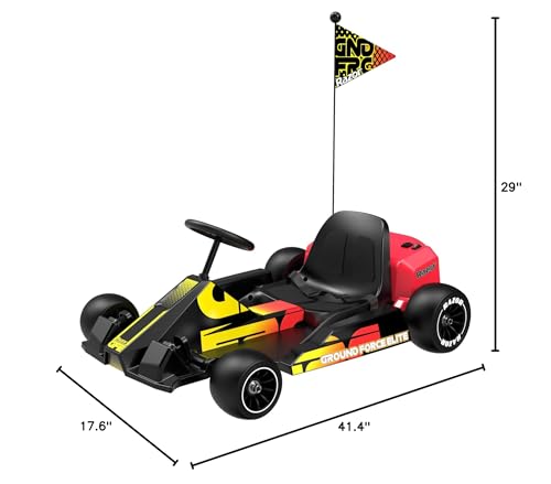 Electric Go-Kart for Ages 13+, 14 MPH, 40 Min Ride Time G2713
