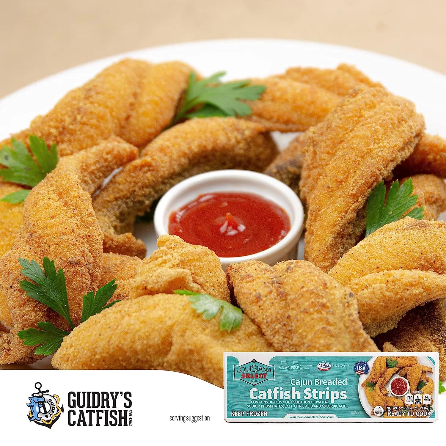 Breaded Catfish Fillet Strips 2.5 lb N636393