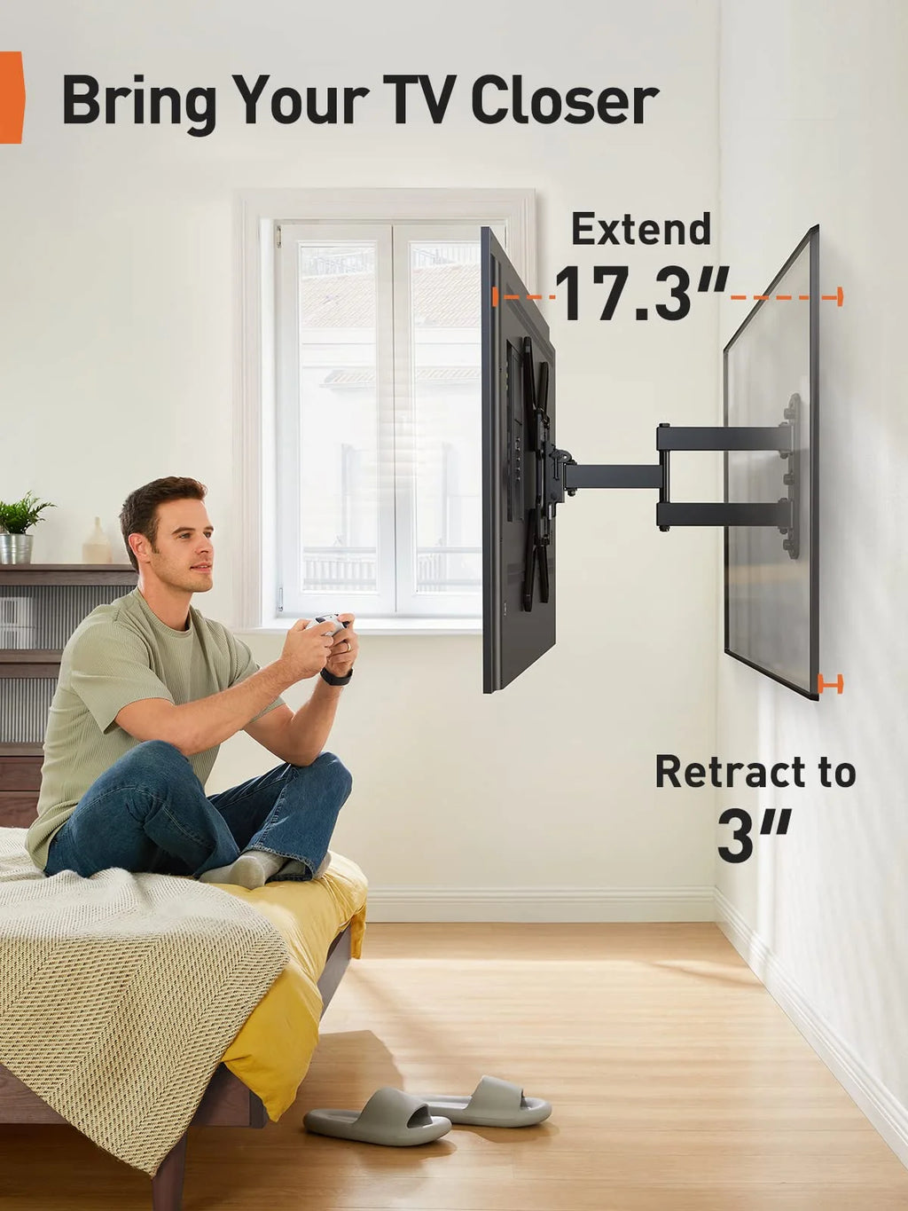 TV Wall Mount Bracket for 26-60 inch LED LCD Flat Curved TVs C11460