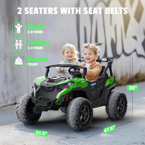 24V 2 Seater Ride on Car Truck, 4WD, Remote Control, Pink P334