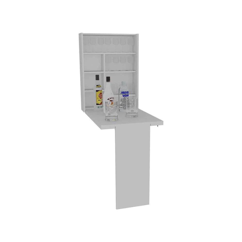 Foldable Wall Desk Table, White Y6617