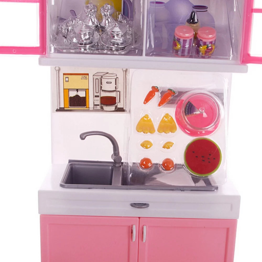 Mini Kids Kitchen Pretend Play Cooking Set with Stove I13385