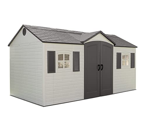 Outdoor Storage Shed, 15 x 8 ft, Dual Entry C46137