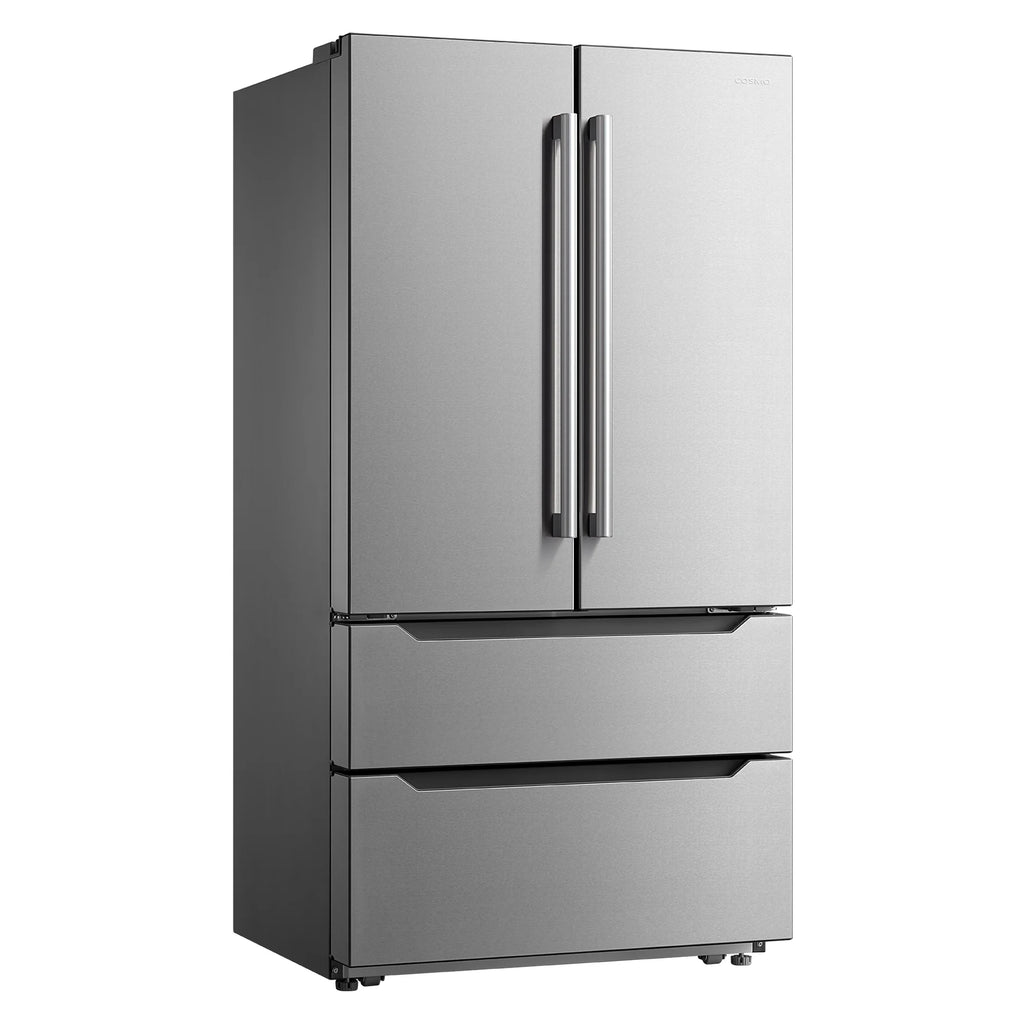 2 Piece Kitchen Appliance Package with 30" Gas Range & French Door Refrigerator B79837