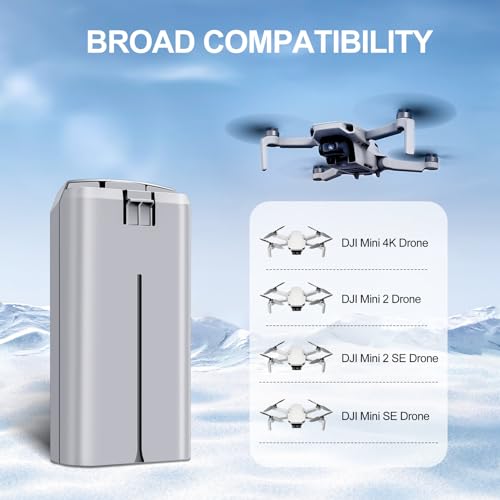 2-Pack Mini Drone Intelligent Flight Battery 2400mAh 31 Min I851932