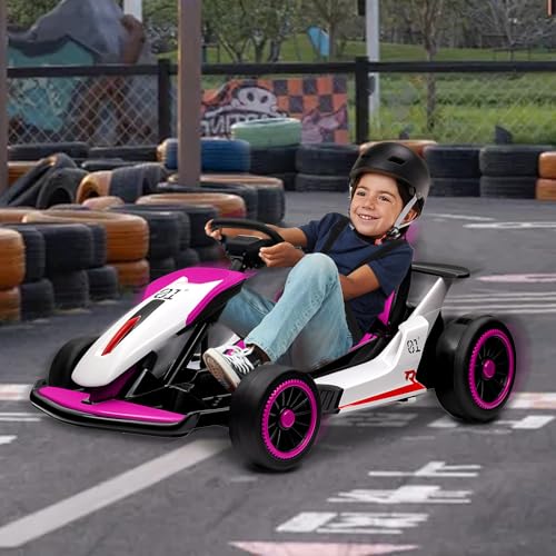Electric Drift Kart for Kids, 24V, 2x200W Motor, Ages 6+ C51228