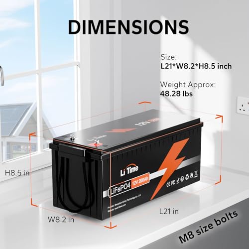 12V 100Ah LiFePO4 Battery Group 31 with Built-in 100A BMS N133