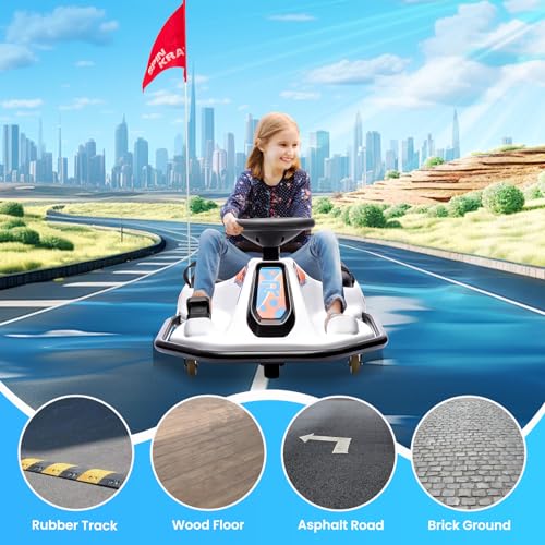 24V Electric Go Kart Drifting Car with 360° Rotation N6384
