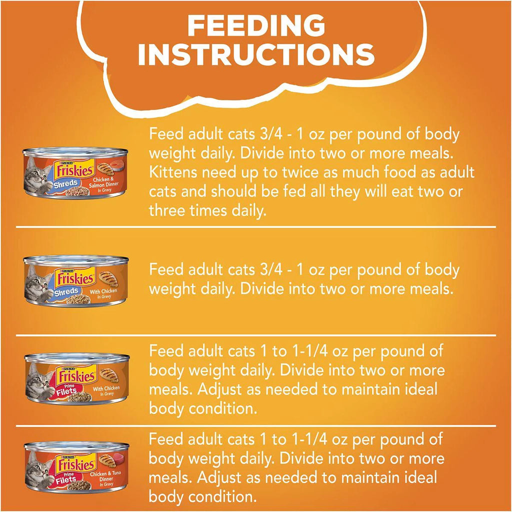Wet Cat Food Variety Pack, Chicken Tuna Salmon in Gravy, 5.5 oz Can, Pack of 32 Z1803