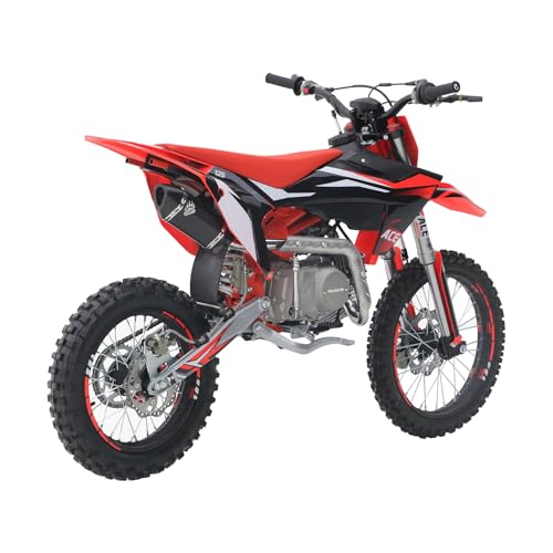 125CC Dirt Bike, 4-Speed Manual Clutch, 17"/14" Tires A8149
