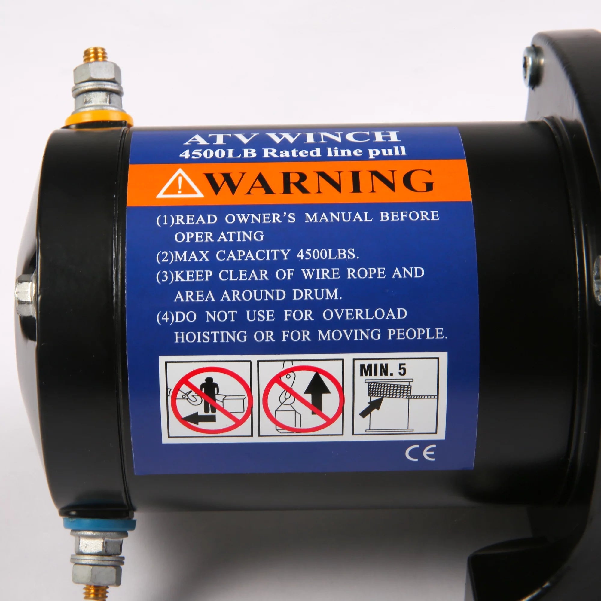 Electric Winch with 15m Synthetic Rope, 12V DC for Truck ATV SUV Towing K979