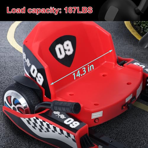 Electric Drift Kart for Kids, 16 MPH, 350W Motor J599