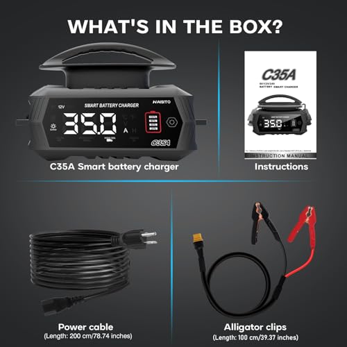 12V 24V 10-Stage Smart Battery Charger and Maintainer B154