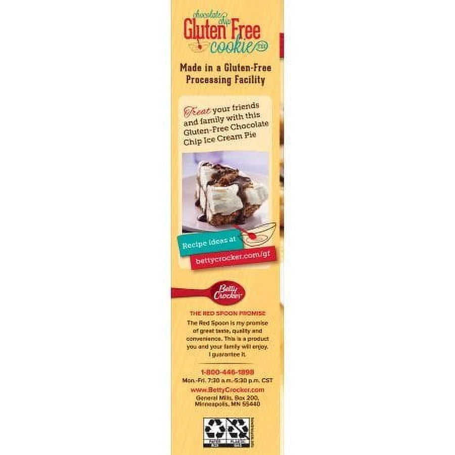 Gluten Free Chocolate Chip Cookie Mix 19 oz Box, Pack of 2 Y127