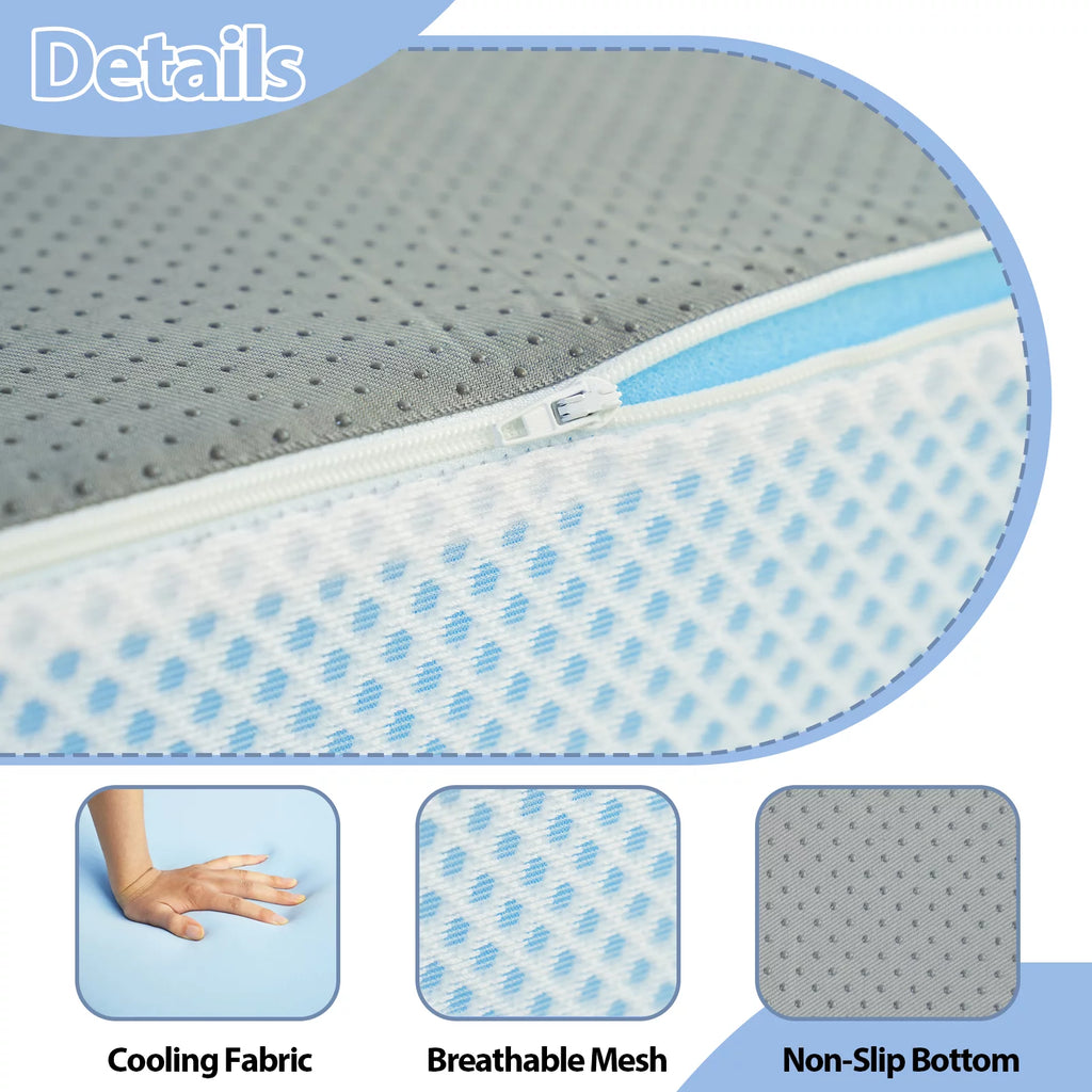 Folding Mattress with Cooling Memory Foam, Washable Cover, Twin C94567