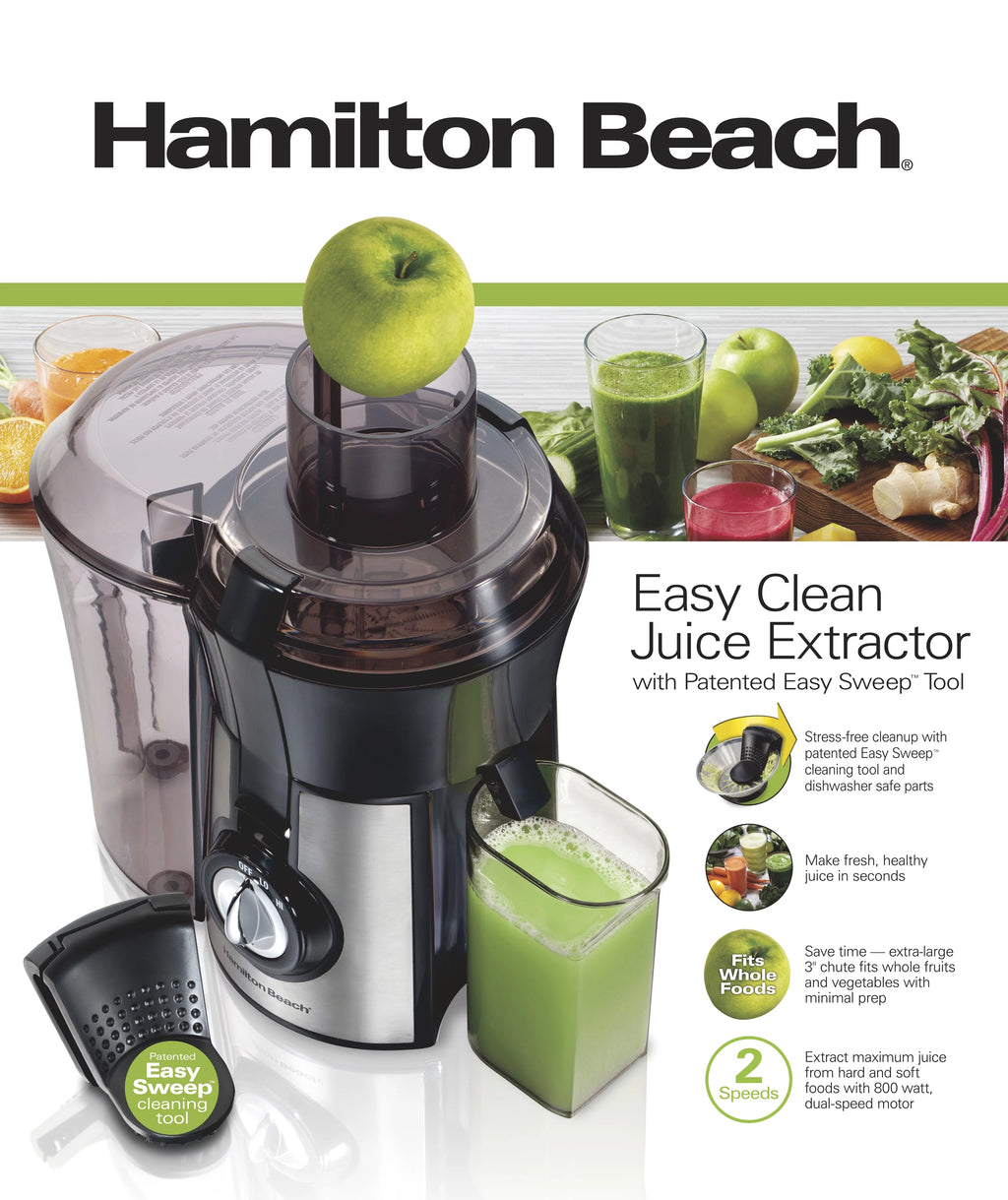 Easy Clean Juice Extractor, 800 Watts V2771
