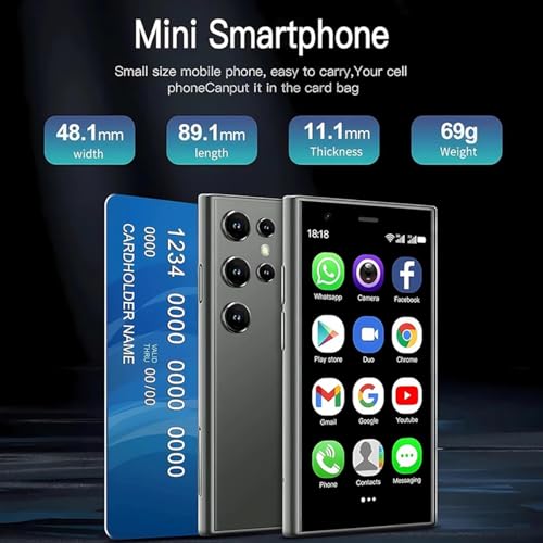 Mini Smartphone 3.0 Inch WiFi GPS Quad Core Android 8.1 Dual Sim HD Camera 2GB RAM 16GB ROM N523