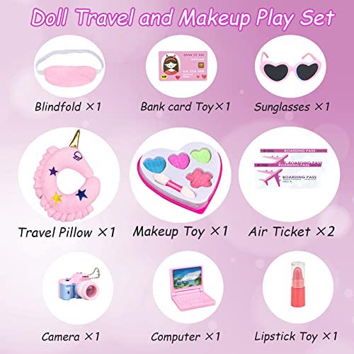 18 Inch Doll Clothes and Accessories Travel Play Set A2514