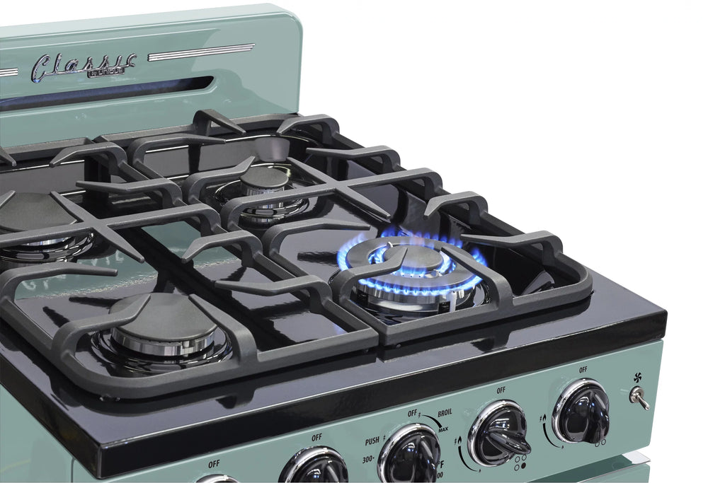 Retro 24" Freestanding Gas Range with Convection Oven Y2980