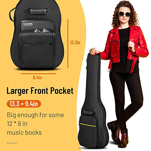 Electric Guitar Gig Bag 6mm Padding Backpack Soft Case Black Z99509